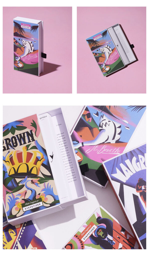 Alberto Casagrande illustration for Eyepetizer packaging