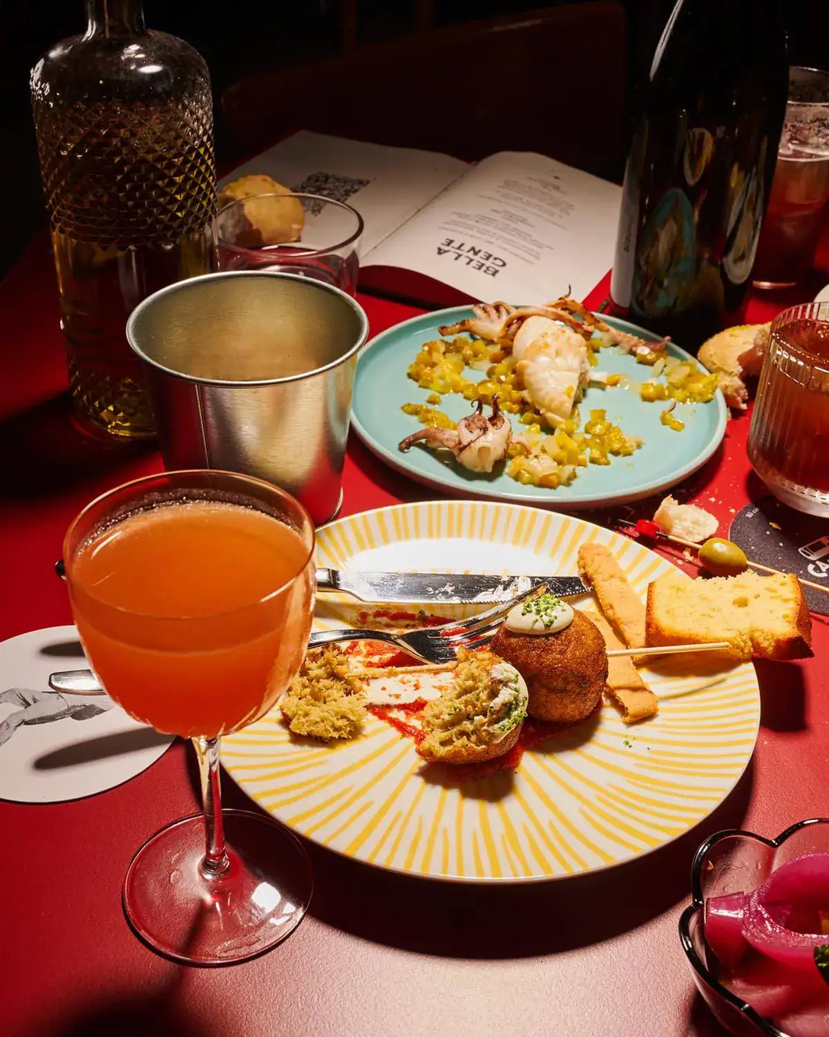 Food and cocktails