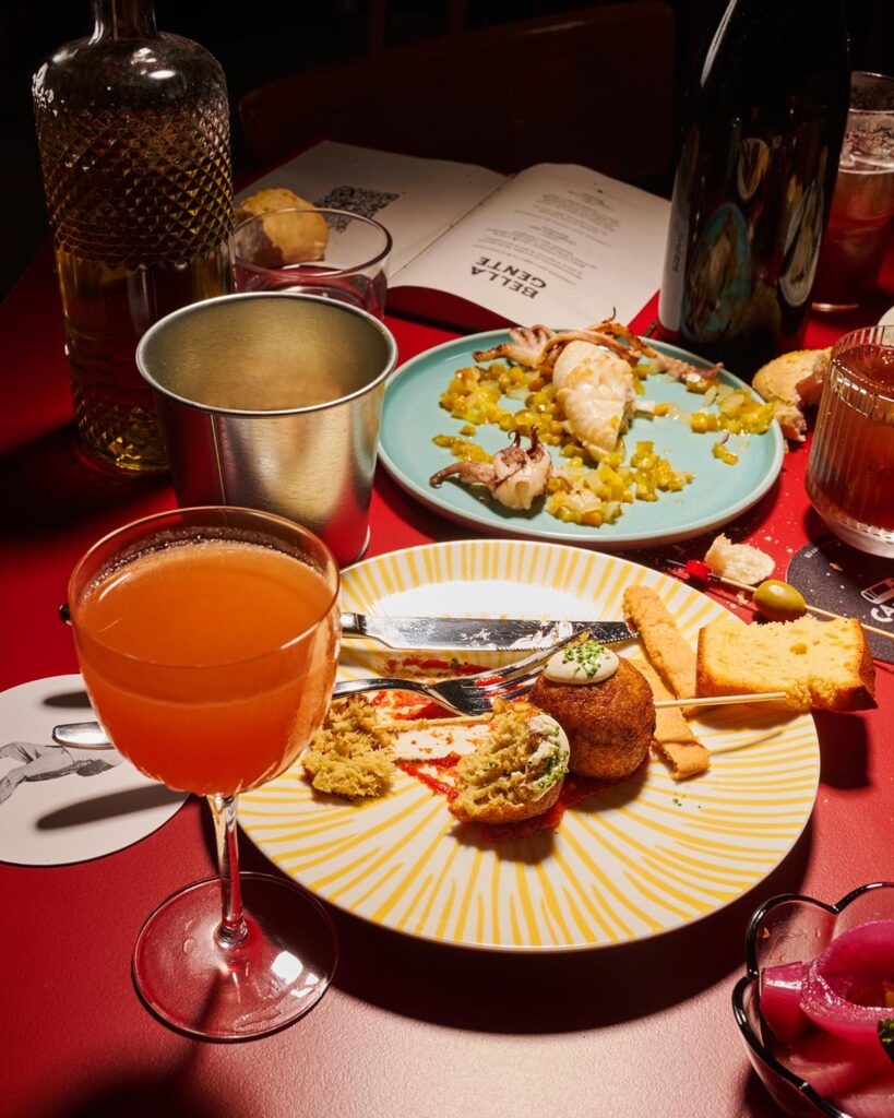 Canaglia cocktail bar Food and cocktails