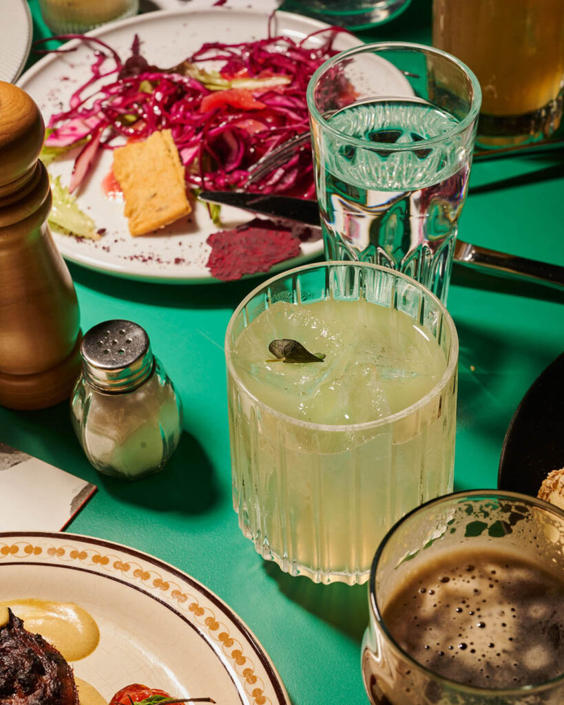 Food and cocktails