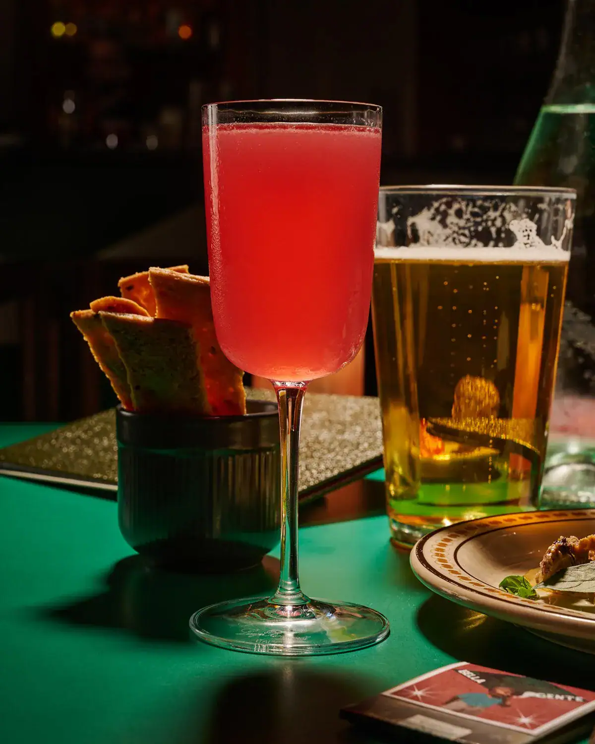 Food and cocktails