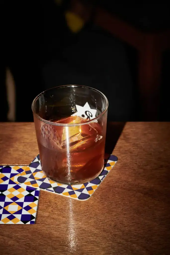 Cocktail on the counter